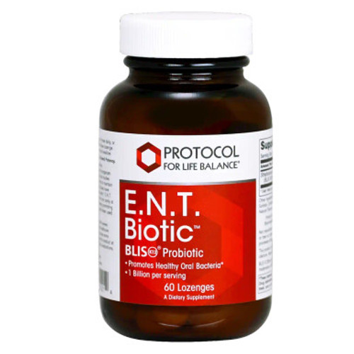 E.N.T. Biotic Chewable Probiotic 60Loz by Protocol For Life Balance