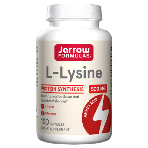 L-Lysine 500 mg 100 caps by Jarrow Formulas