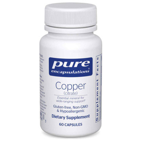 Copper (citrate) 60c Pure Encapsulations
