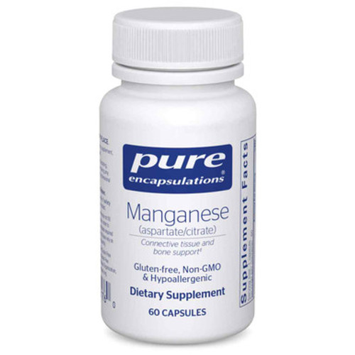 Manganese (aspartate/citrate) 60c Pure Encapsulations