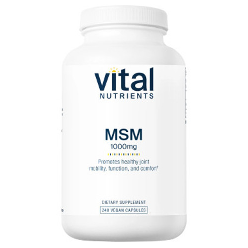 MSM 1000mg 240c by Vital Nutrients