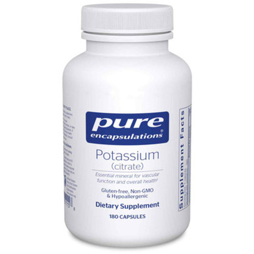 Potassium (citrate) 180c Pure Encapsulations