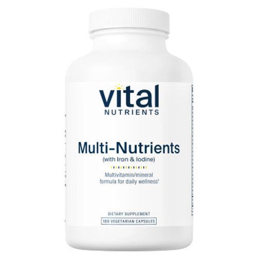 Multi-Nutrients (with Iron & Iodine) 180c by Vital Nutrients