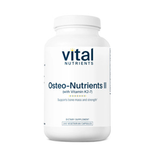 Osteo-Nutrients II (with Vitamin K2-7) 240c by Vital Nutrients