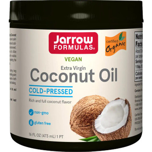 Extra Virgin Coconut Oil 16 oz by Jarrow Formulas
