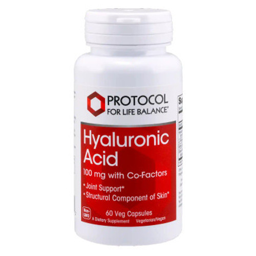 Hyaluronic Acid 100mg with Co-factors 60vc by Protocol For Life Balance Hyaluronic Acid 100mg with Co-factors 60vc by Protocol For Life Balance
