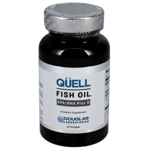 Quell Fish Oil EPA/DHA plus Vitamin D 30sg by Douglas Laboratories