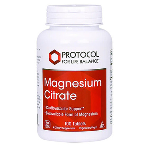 Magnesium Citrate 400mg 100t by Protocol for Life Balance