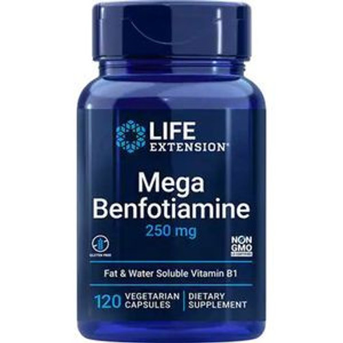 Mega Benefotiamine 250mg 120 vcaps - Life Extension Mega Benefotiamine 250mg 120 vcaps - Life Extension