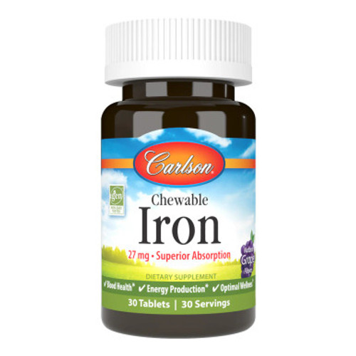 Chew-Iron 27 mg by Carlson Labs