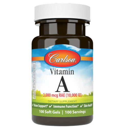 Vitamin A Natural 10000 IU 100sg by Carlson Labs