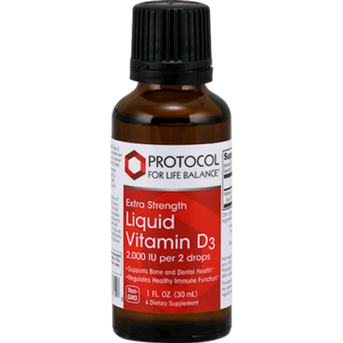 Vitamin D-3 2,000IU 1oz by Protocol for Life Balance
