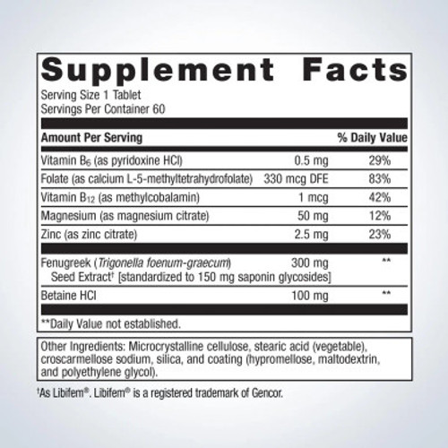 HerSynergy 60T label by Metagenics