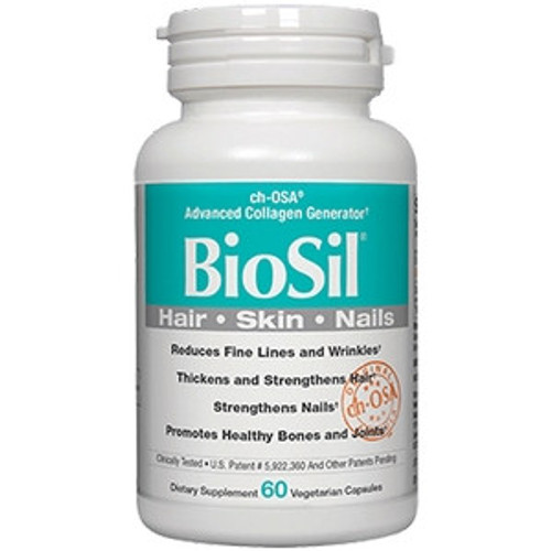 BioSil Skin, Hair, Nails 60 vcaps by Natural Factors BioSil Skin, Hair, Nails 60 vcaps by Natural Factors