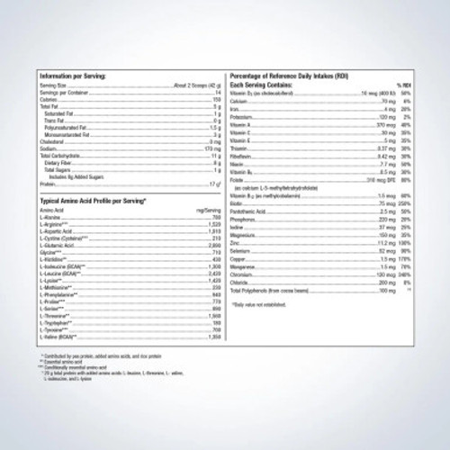 UltraMeal Advanced Protein French Vanilla label 14srv by Metagenics