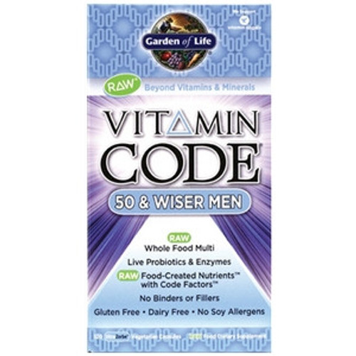 Vitamin Code 50 & Wiser Men 120 vcaps by Garden of Life Vitamin Code 50 & Wiser Men 120 vcaps by Garden of Life