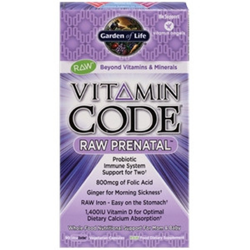 Vitamin Code Raw Prenatal 90 vcaps by Garden of Life