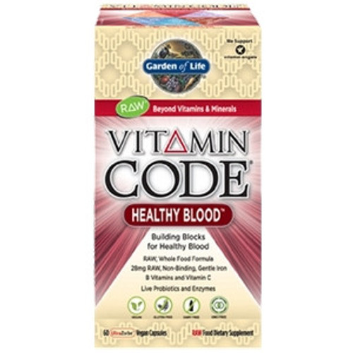 Vitamin Code Healthy Blood 60 vcaps by Garden of Life Vitamin Code Healthy Blood 60 vcaps by Garden of Life