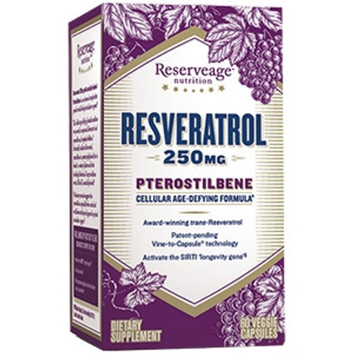 Resveratrol 250mg 60 vcaps by Reserveage