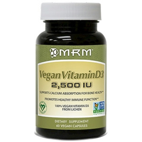Vegan Vitamin D3 2500IU 60 vcaps by Metabolic Response Modifier