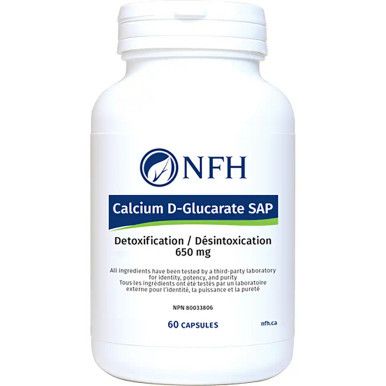 Calcium d-Glucarate SAP 60 caps by Nutritional Fundamentals for Health