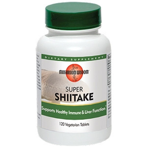 Super Shiitake 120 vtabs by Mushroom Wisdom, Inc.