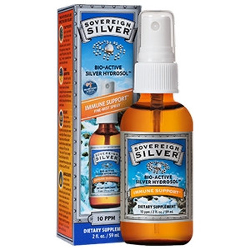 Silver Hydrosol Fine Mist Sp 10 ppm 2 oz by Sovereign Silver