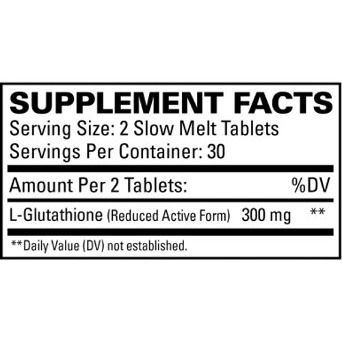 Clinical Glutathione 60t Label by EuroMedica