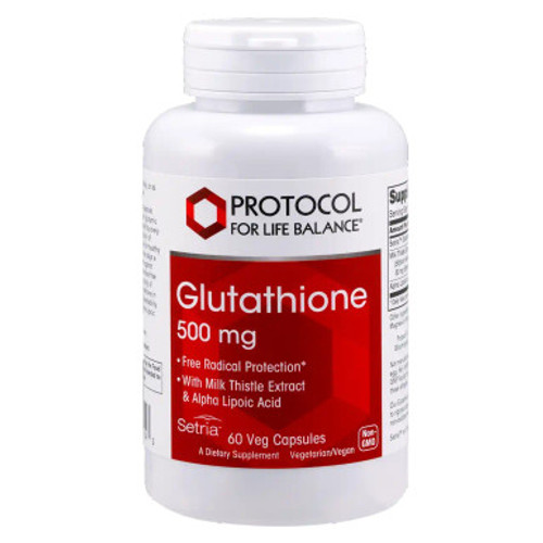 Glutathione 500mg 60c by Protocol For Life