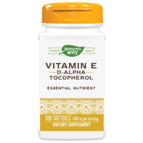 Vitamin E - 100 gels / 400 IU by Nature's Way