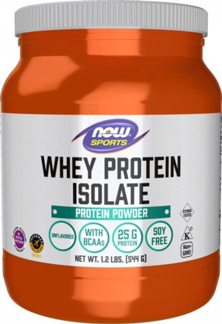Whey Protein Isolate Natural Unflavored 1.2 lb by Now Foods