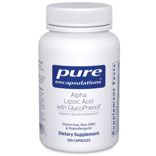 Alpha Lipoic Acid with GlucoPhenol 120c Pure Encapsulations