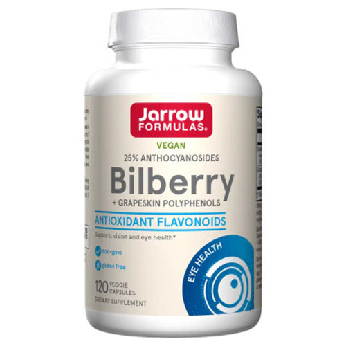 Bilberry + Grapeskin Polyphenols 280mg 120c by Jarrow Formulas