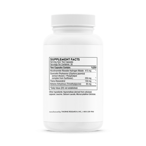 ResveraCel 60c Label by Thorne