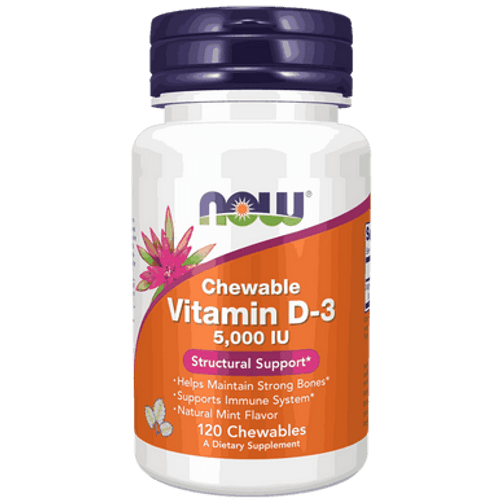 Vitamin D-3 120 chews by Now