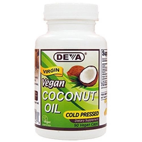 Vegan Virgin Coconut Oil 90c by Deva Nutrition LLC