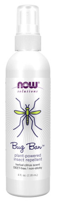 Bug Ban Spray 4 oz by Now Foods
