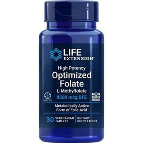 High Potency Optimized Folate 30t - Life Extension