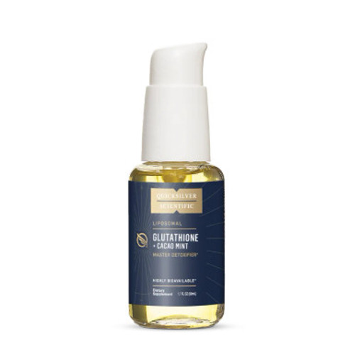 Glutathione Liposomal Cacao Mint 1.7 oz by Quicksilver Scientific