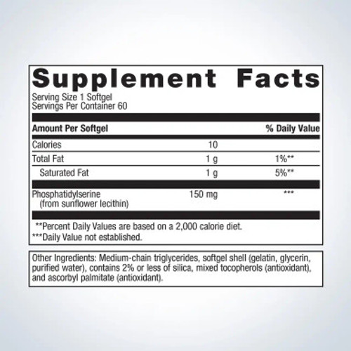 Phosphatidylserine 60sg label by Metagenics Phosphatidylserine 60sg label by Metagenics