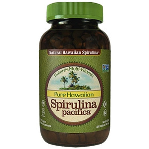 Spirulina Pacifica Hawaiian - 400 tabs / 500 mg by Nutrex