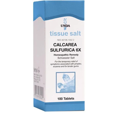 Calcarea sulfurica 6X (Salt) 100t by Seroyal Unda