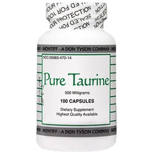 Pure Taurine - 100 caps / 500 mg by Montiff