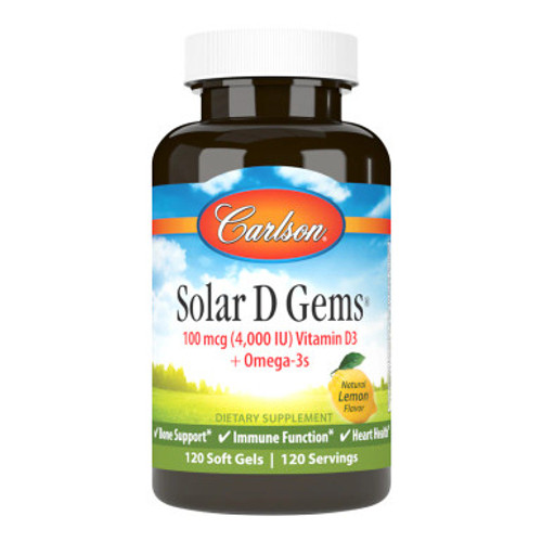 Solar D Gems 4000 IU 120sg by Carlson Labs