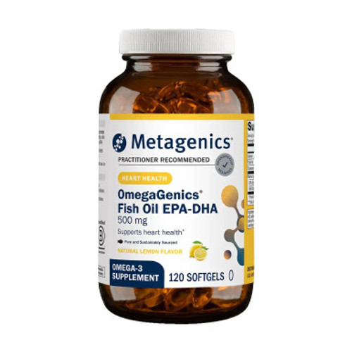 OmegaGenics EPA-DHA 500 Lemon 120sg by Metagenics