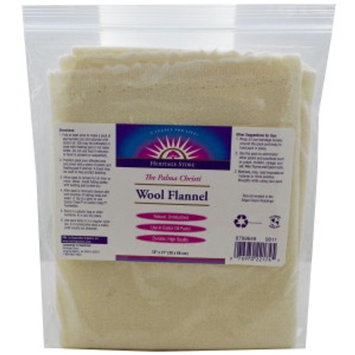 Wool Flannel (12" X 27") by Heritage/Nutraceutical Corp