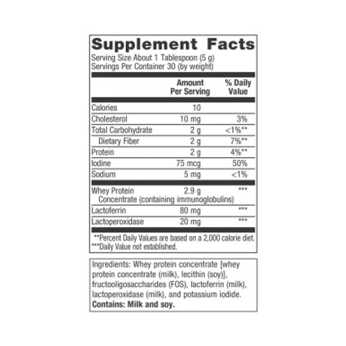 Probioplex Intensive Care 5.3oz (150g) pwd label by Metagenics