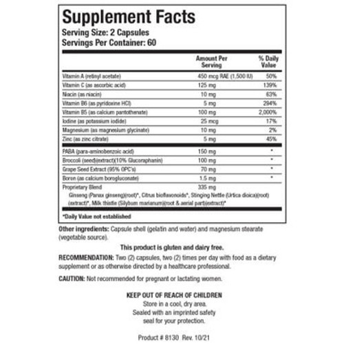 Hormone Balance & Protect 120C - supplement facts - Biotics Research Hormone Balance & Protect 120C - supplement facts - Biotics Research