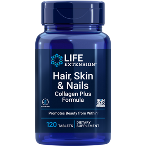 Hair, Skin & Nails Collagen Plus 120t by Life Extension