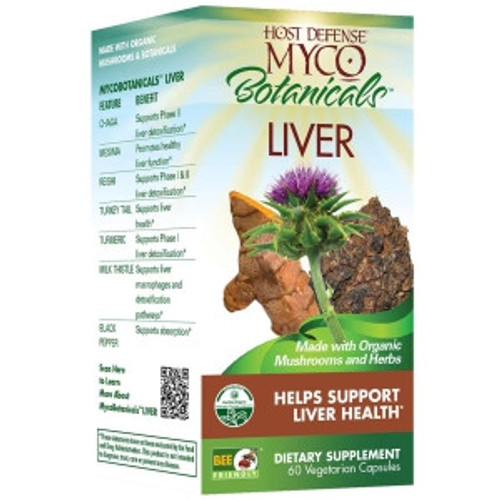 MycoBotanicals Liver 60 vegcaps by Host Defense